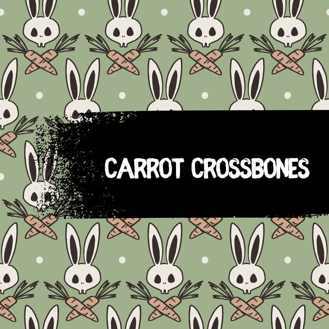 Layered T-shirt - Bunnies, Bones and Bloom - Carrot Crossbones