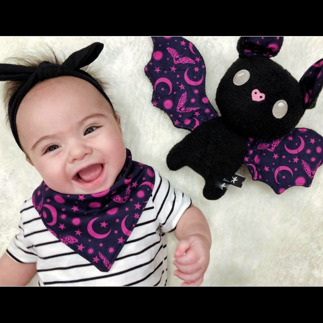 Bandana bibs, feeding bibs - Spooky Shores Collection - Pool Ghoul