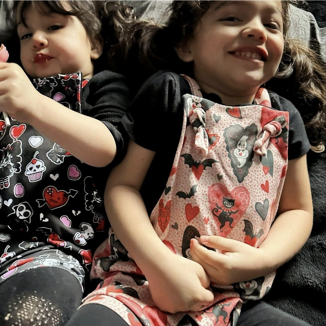 Shortie romper - Spooky Shores collection - Bone Pile