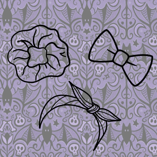 Hair Accs - Autumn Spells - Midnight Bats