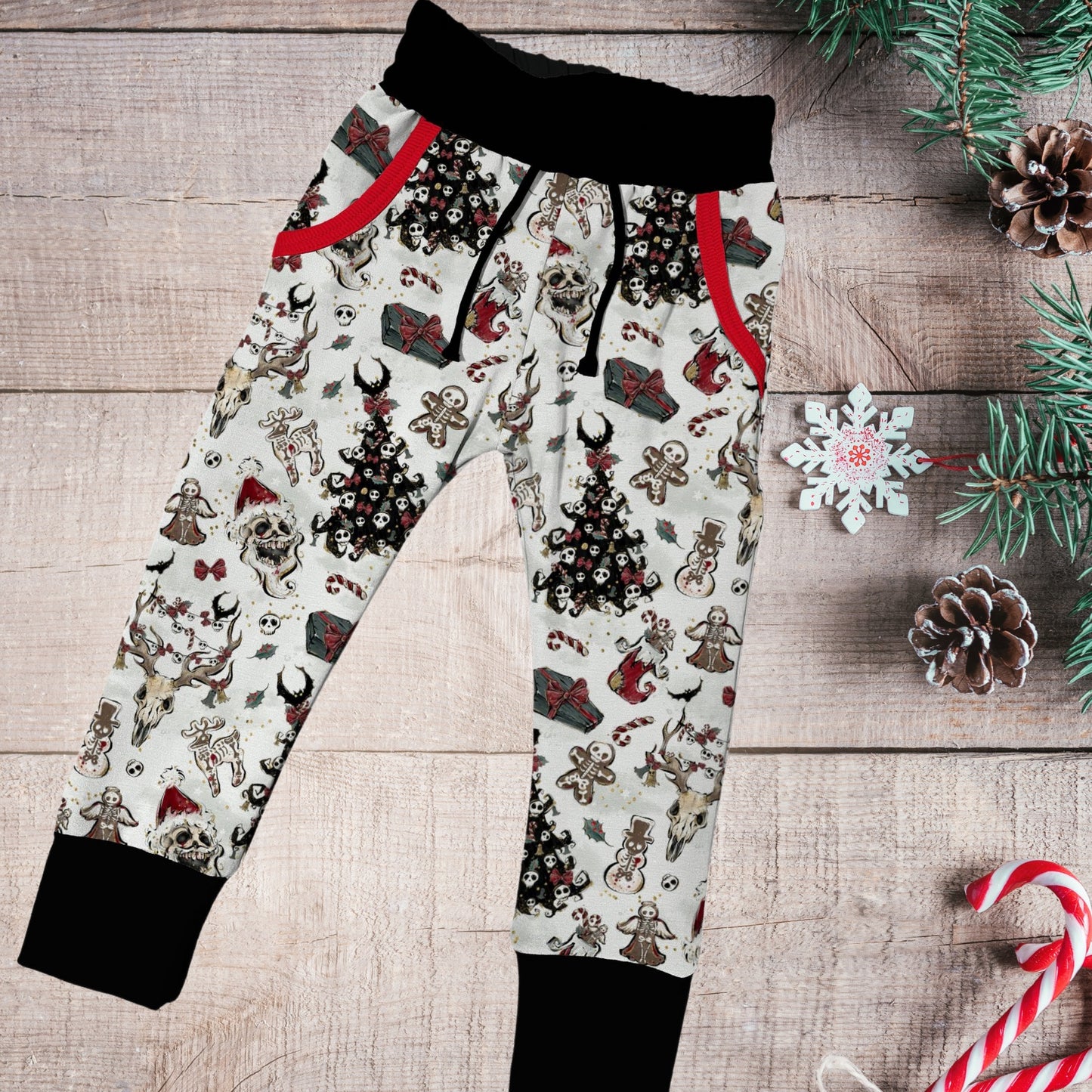 Joggers w/ Pockets - Christmas Collection -  Creepmas - up to 6/7