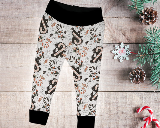 Basic leggings - Creepmas Collection - PumpkinCane- up to 10T