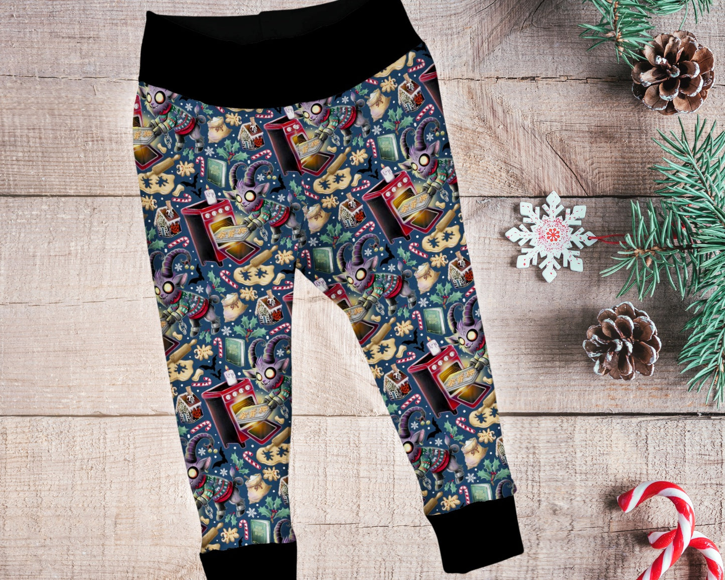 Basic leggings - Creepmas Collection - Krampus Cookies - up to 10T