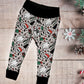 Basic leggings - Creepmas Collection - Xmas Doodles - up to 10T