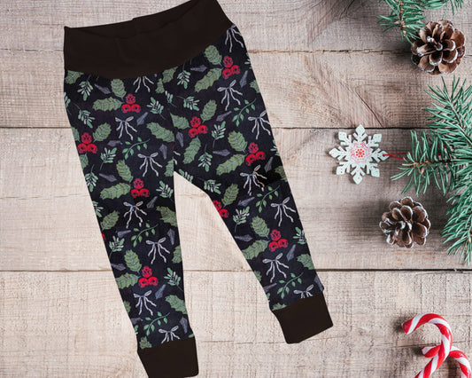 Basic leggings - Creepmas Collection - Skull Holly - up to 10T