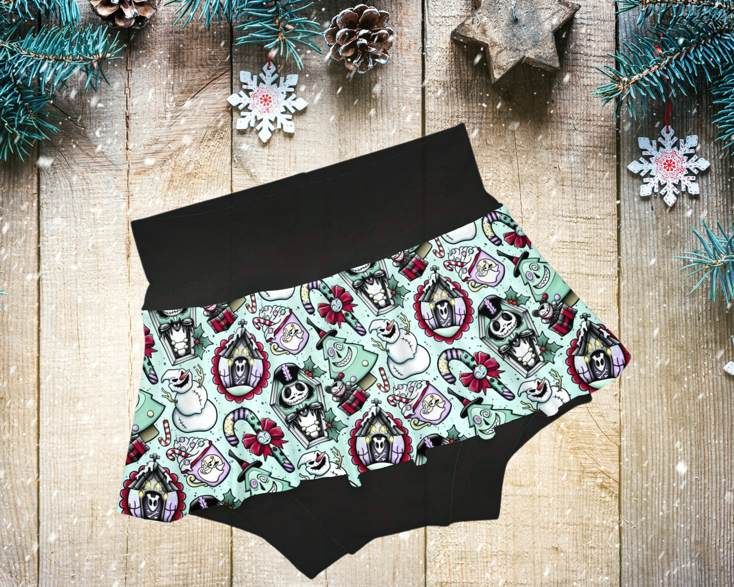 Skirted Bummies - Christmas collection - Nightmare on Xmas - Up to 6