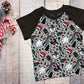 Raglan Short or Long Sleeves T-shirt - Christmas Collection - Xmas Doodles  - Up to 10