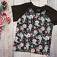 Raglan Short or Long Sleeves T-shirt - Christmas Collection - Santa's Ghosties  - Up to 10