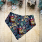 Bandana bibs, feeding bibs - Christmas collection - Krampus Cookies