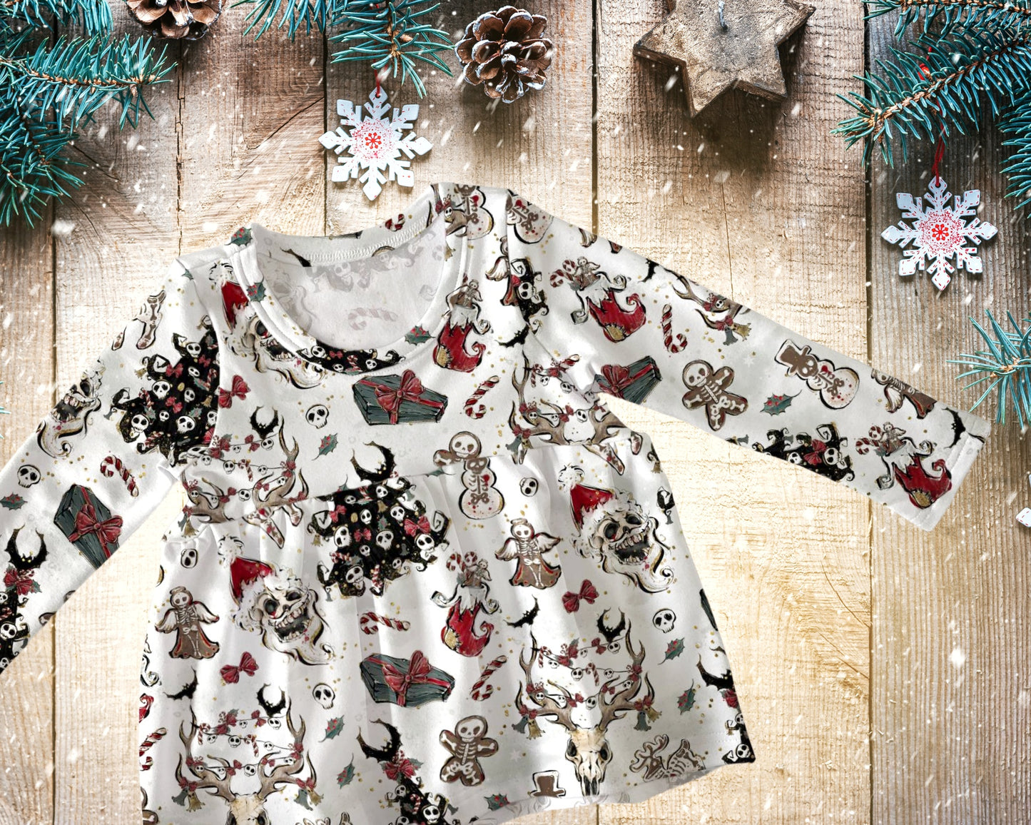 Peplum top - Christmas collection - Creepmas - Up to 10