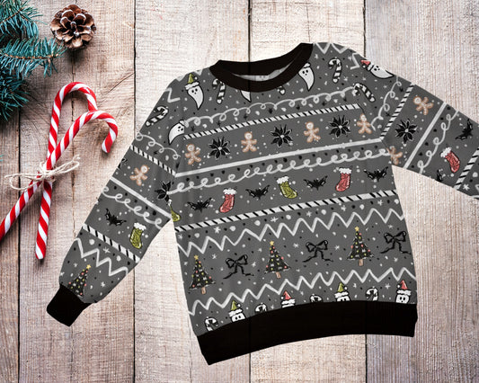 Sweaters or hoodies - Christmas Collection - Spooky Fair Isle - Up to 10T