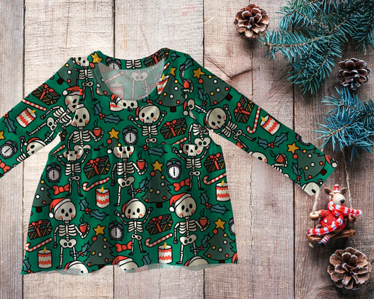 Peplum top - Christmas collection - Merry Skelly  - Up to 10