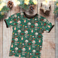 Short Sleeves T-shirt - Christmas Collection - Merry Skelly  - Up to 10