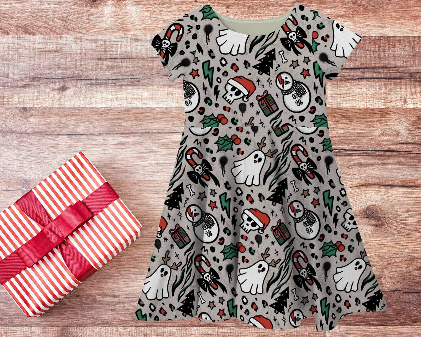 Dress - Christmas Collection - Christmas Doodles - Up to 10