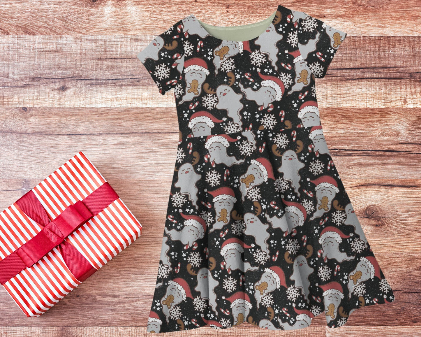 Dress - Christmas Collection - Santa's Ghosties - Up to 10