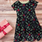 Dress - Christmas Collection -Skull Holly  - Up to 10