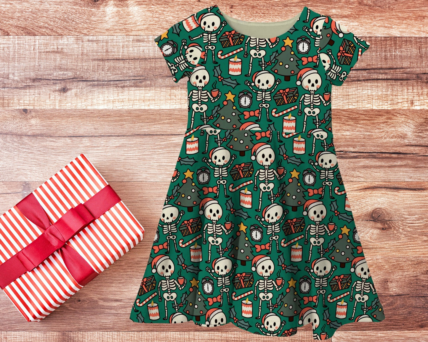 Dress - Christmas Collection - Merry Skelly - Up to 10