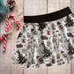 Twirly Skirt - Christmas Collection - Creepy Christmas - up to  size 10