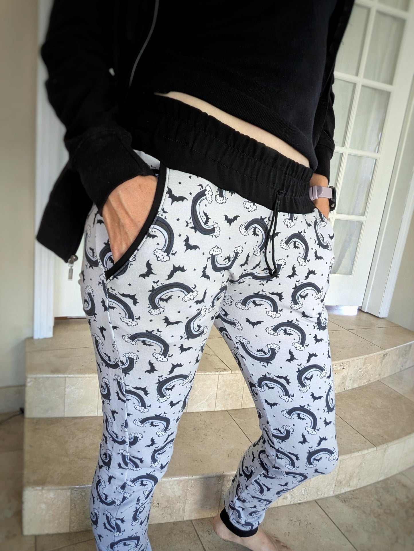 Adult Joggers - Autumn Spells collection - Midnight Bats