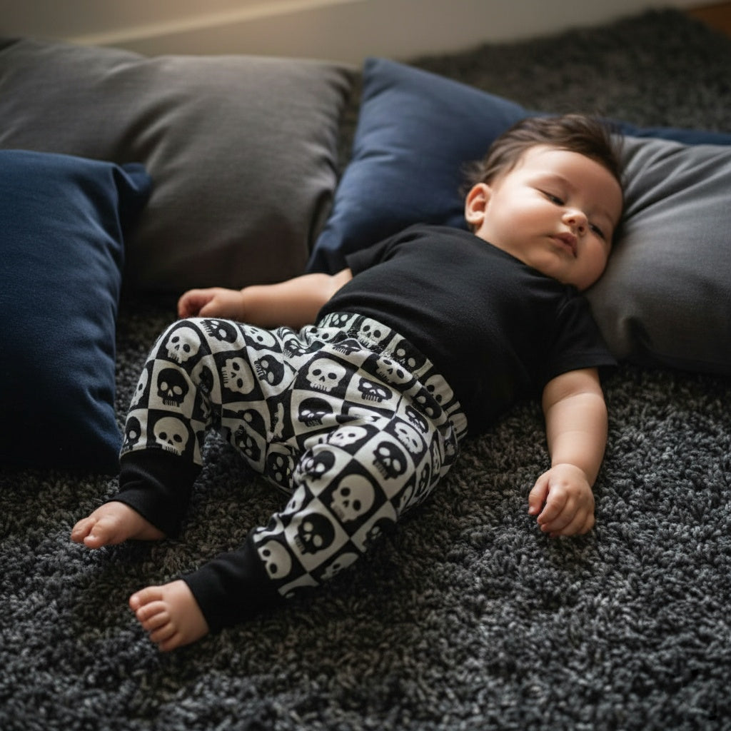 Basic leggings - Back to Black Collection - Skull Check