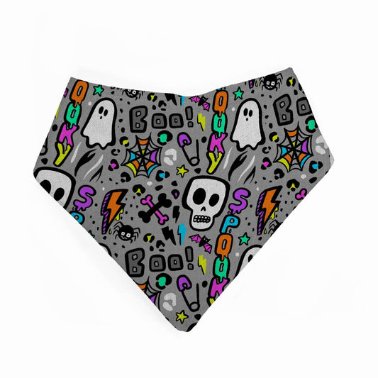 Bandana bibs, feeding bibs - Spooky Scribbles