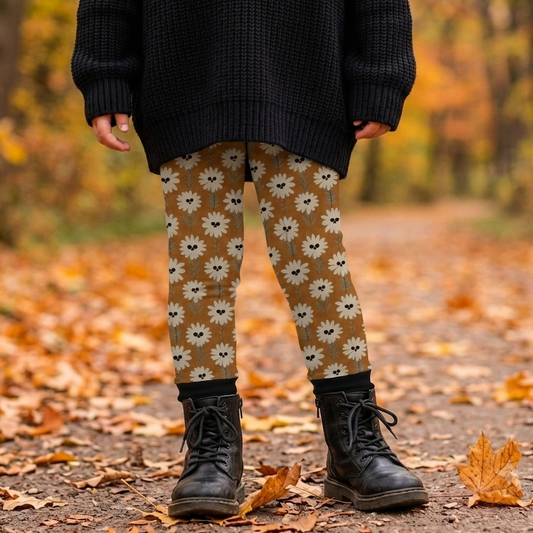 Basic leggings - Autumn Spells - Haunted Daisies