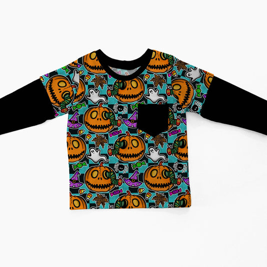 Layered T-shirt - Autumn Spells - Hungry Caterpillar
