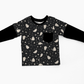 Layered T-shirt - Back to Black - Ghost After Midnight
