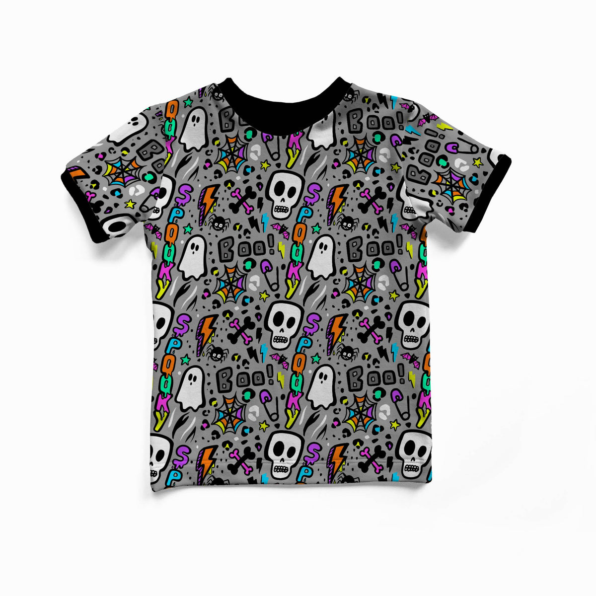 Short Sleeves T-shirt - Autumn Spells - Spooky Scribbles - T-shirt