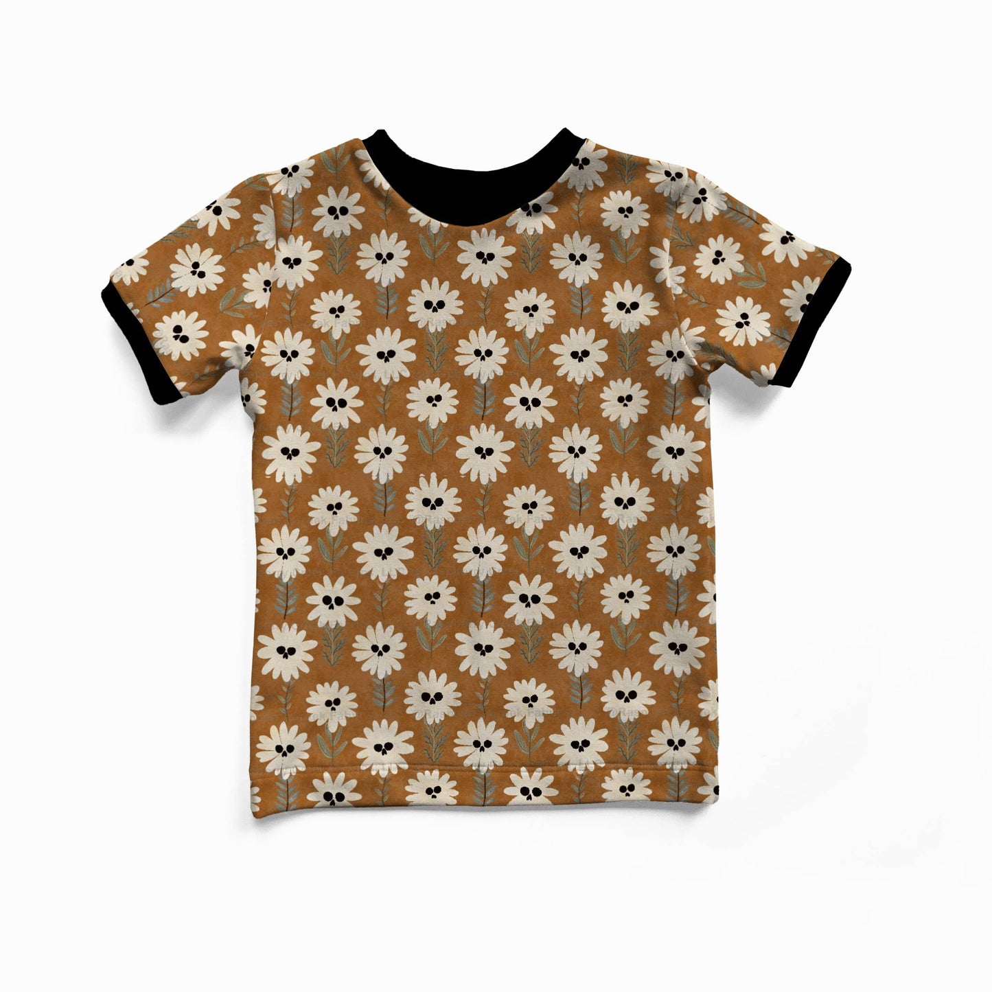 Short Sleeves T-shirt - Autumn Spells - Haunted Daisies