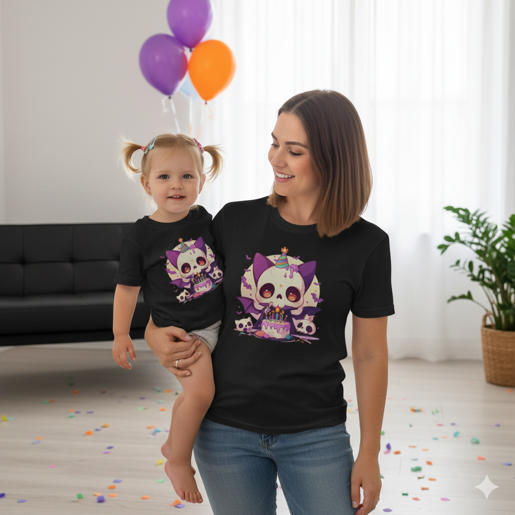 Spooky Birthday -  Adult sizes - Bats