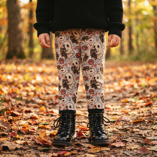 Basic leggings - Autumn Spells - Ghostly Purrs