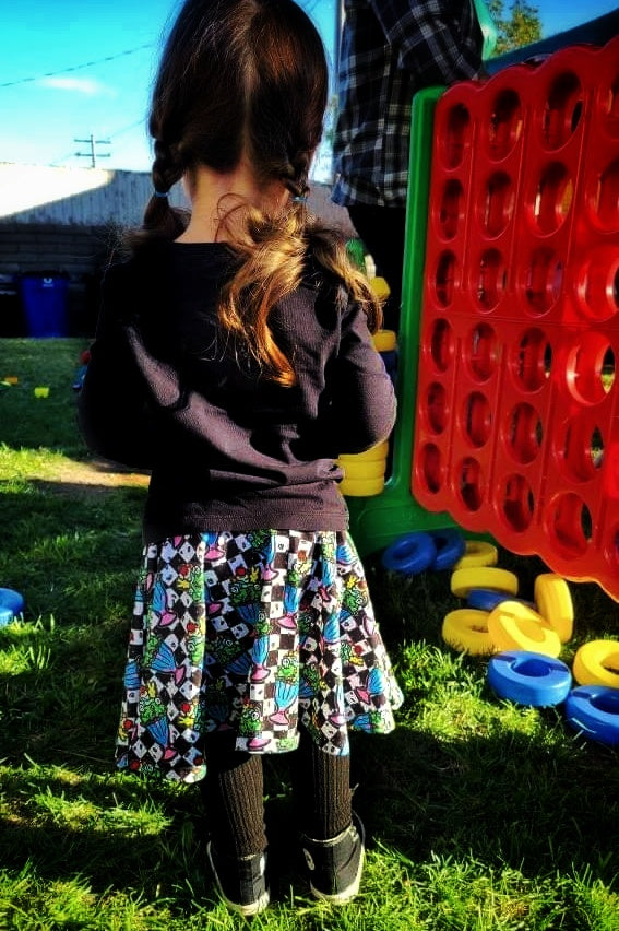 Twirly Skirt - Ray of Pitch Black