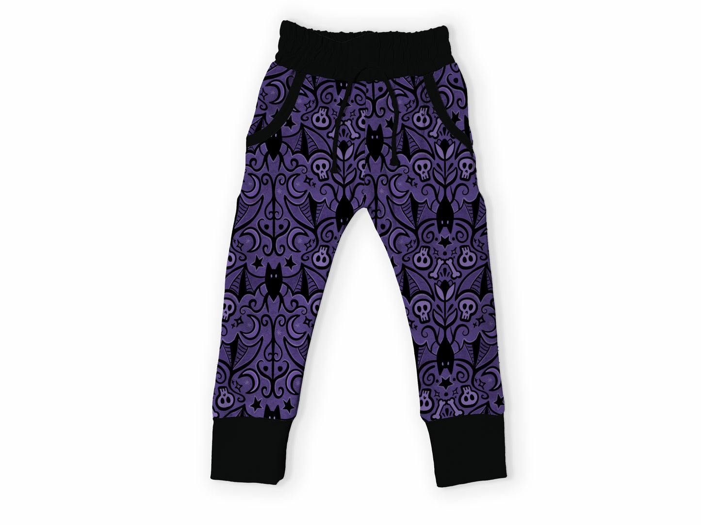 Adult Joggers - Autumn Spells collection - Midnight Bats