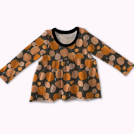 Peplum top - Autumn Spells - Moonlit Pumpkin