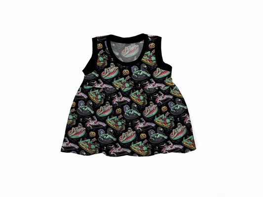 Peplum top - Spooky Shores Collection - Pool Ghoul