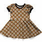 Dress - Autumn Spells - Haunted Daisies - Orange