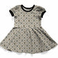 Dress - Autumn Spells - Haunted Daisies - Grey