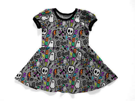 Dress - Autumn Spells - Spooky Scribbles - Dress