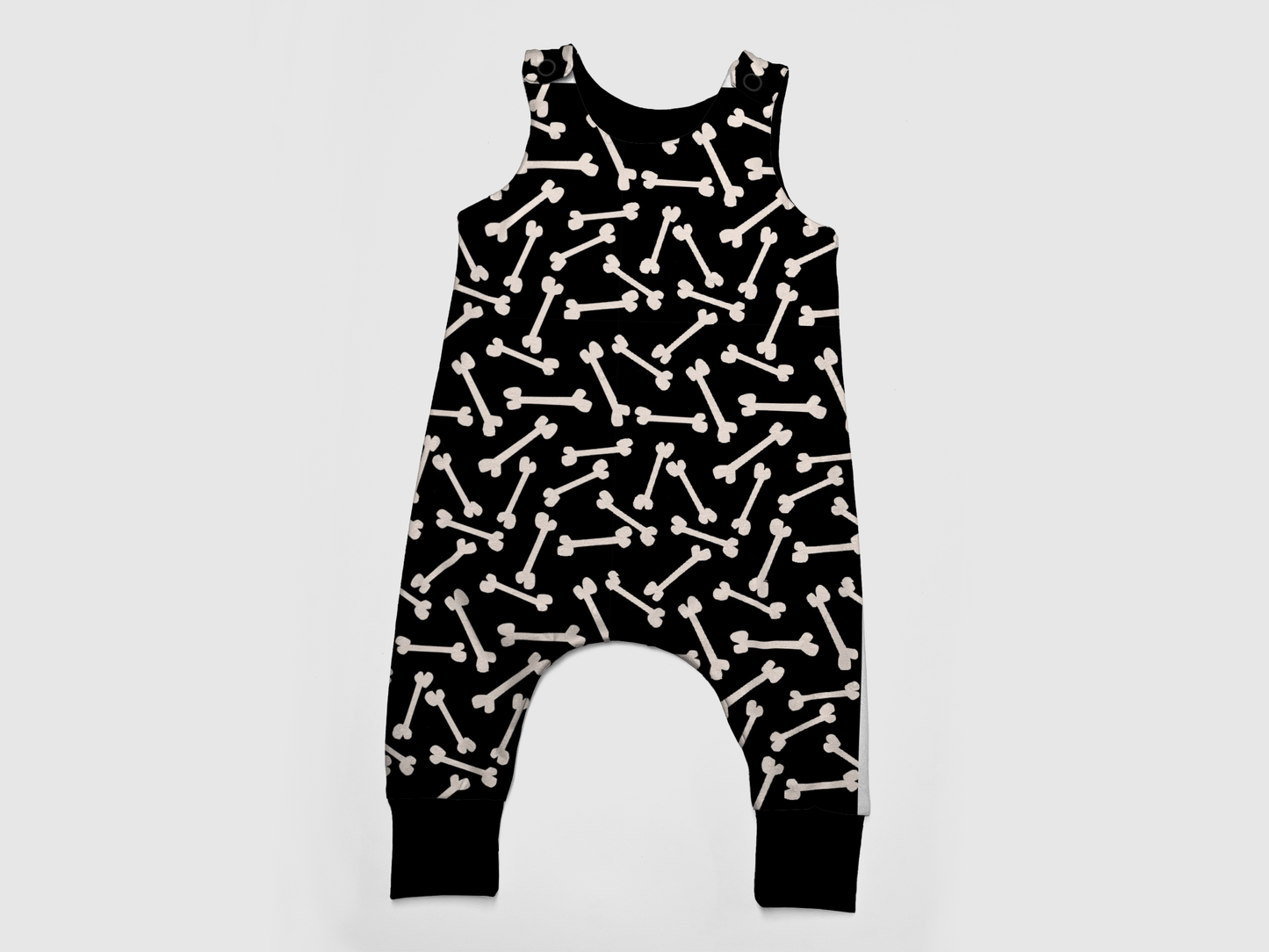 Romper long legs - Back to Black collection - Dead Cute