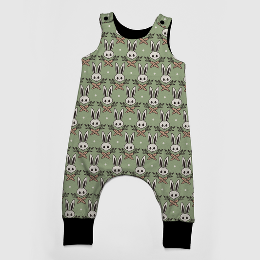 Romper long legs - Bunnies, Bones and Bloom - Carrot Crossbones