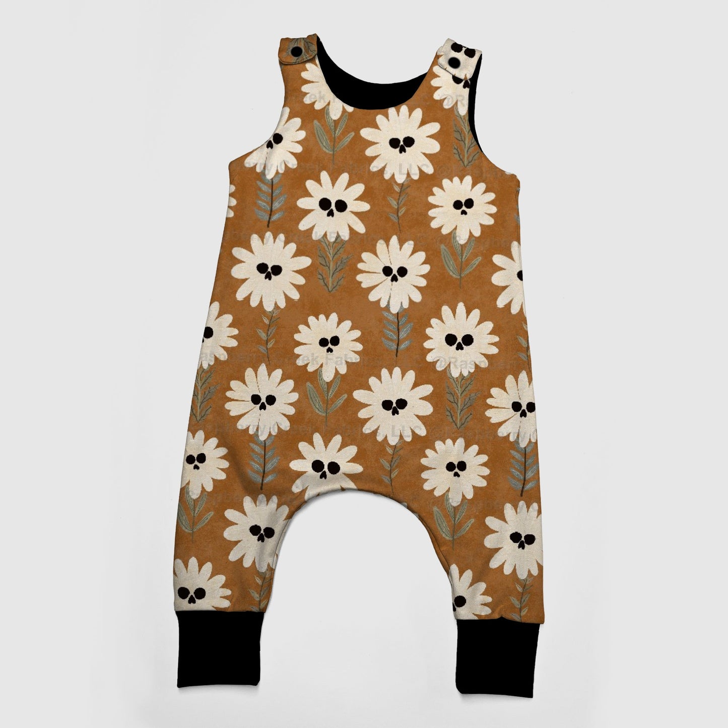Romper long legs - Autumn Spells - Haunted daisies