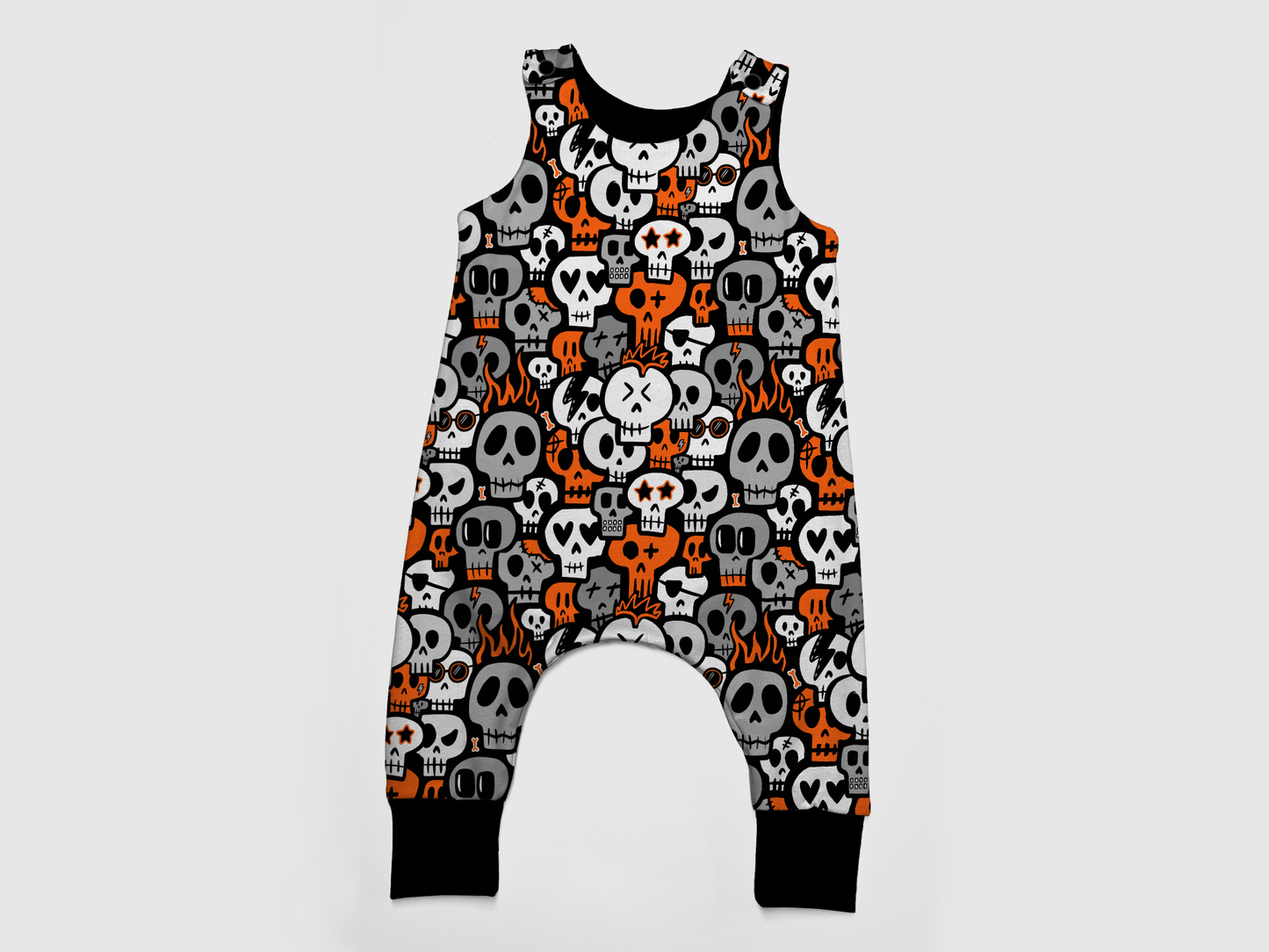 Romper long legs - Spooky Shores collection - Bone Pile