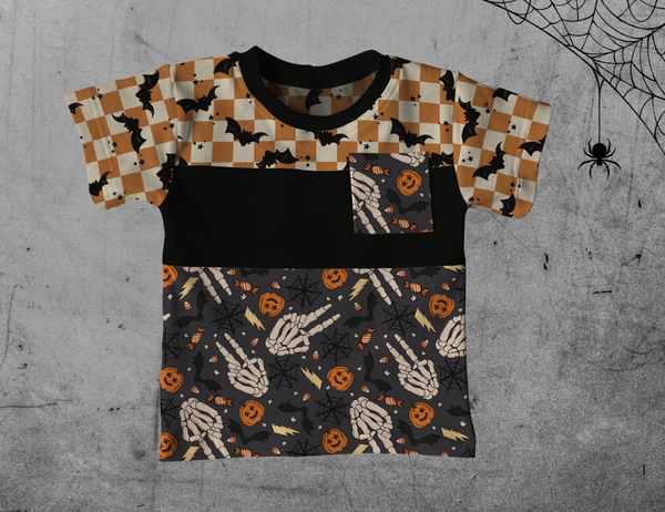 Colorblock T-shirt - All Hallows Eve