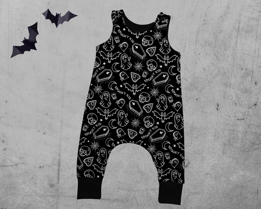 Romper long legs - Spooky Kid