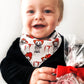 Bandana bibs, feeding bibs - Christmas collection - Merry Skelly