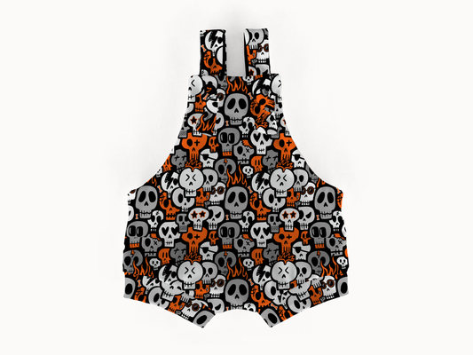 Shortie romper - Spooky Shores collection - Bone Pile