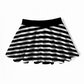 Black and white striped twirly skirt with a black waistband. Skirt will be gathered to preserve the print integrity. 