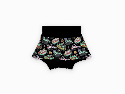 Skirted Bummies - Spooky Shores - Pool Ghoul