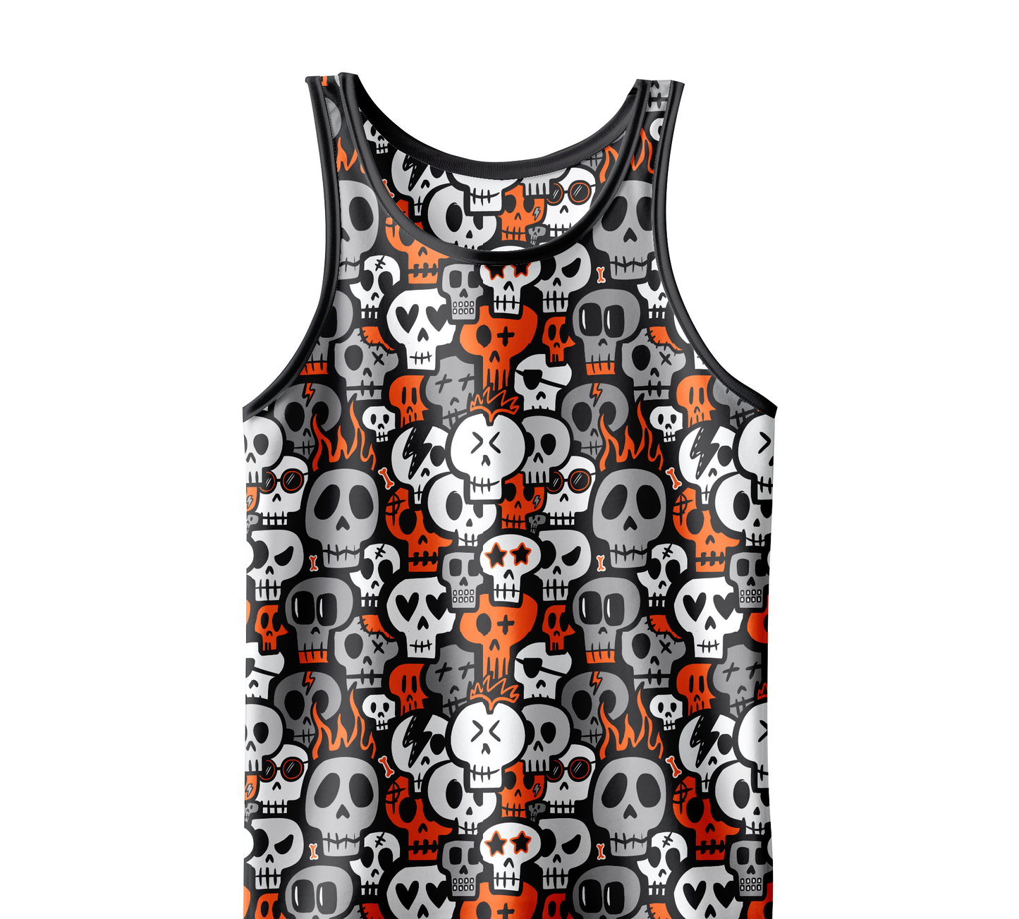 Adult Tank top - Spooky Shores - Bone Pile